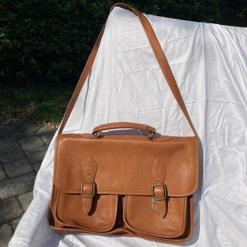 Leather Messenger Satchel